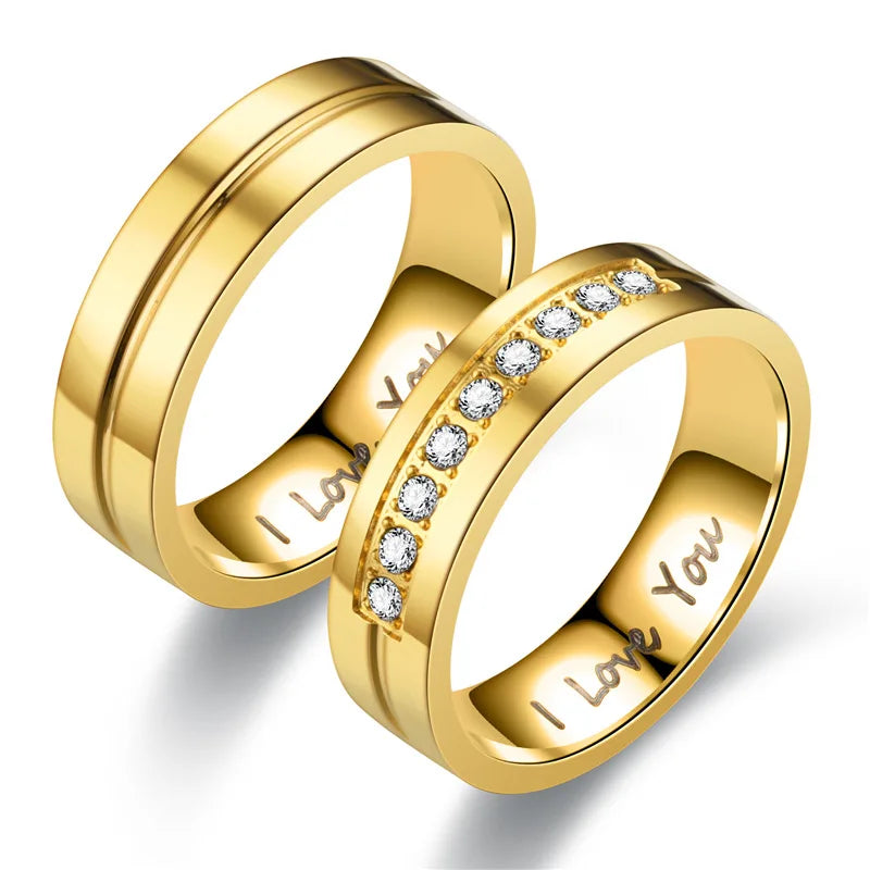 Rings for Couples Love Ring gold