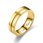 Rings for Couples Love Ring gold without diamonds