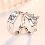 Couples Rings Queen Ring and Zircon