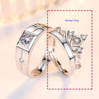 Couples Rings Queen Ring and Zircon Women