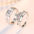 Couples Rings Queen Ring and Zircon