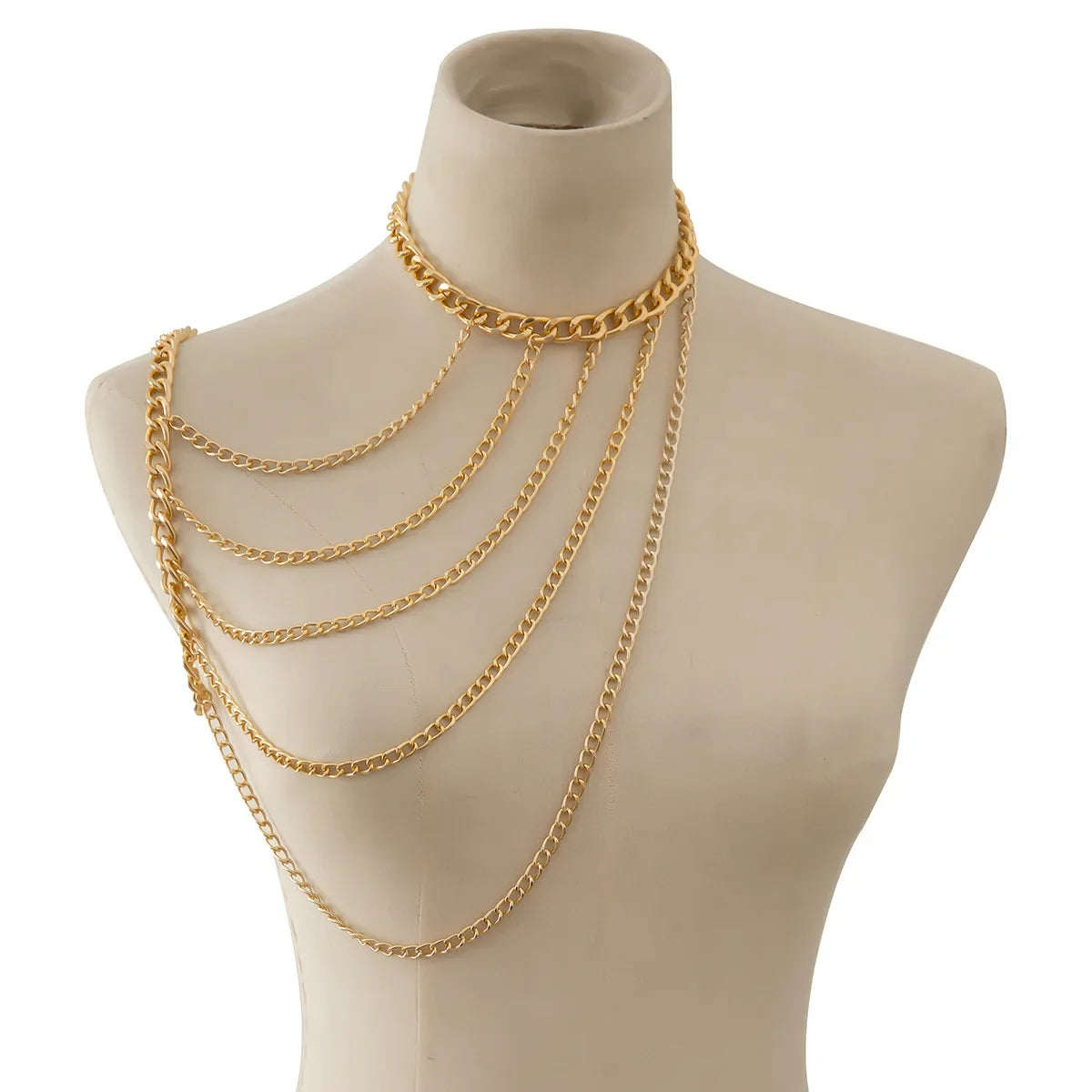 Women's Chain Shoulder Jewelry - Gold Collarbone & Shoulder