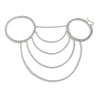 Women's Chain Shoulder Jewelry - Silver Collarbone & Shoulder