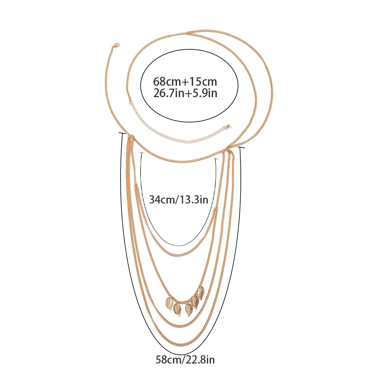 Women's Shoulder Jewelry - Collarbone & Arm & Shoulder Chain