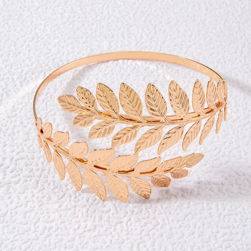 Women's Laurel Biceps Jewel - Upper Arm Bracelet and Chain Ornament