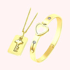 Gold Duo Jewelry for Couple