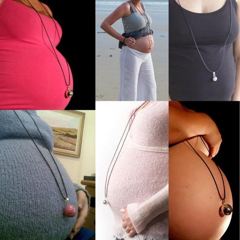 Pregnancy Bola Necklace for Pregnant Woman with Pendant