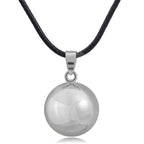 Pregnancy Bola Necklace for Pregnant Woman with Silver Pendant