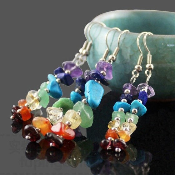 7 Chakras Earrings for Women