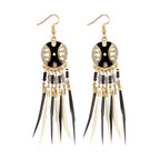 African Ethnic Earring black