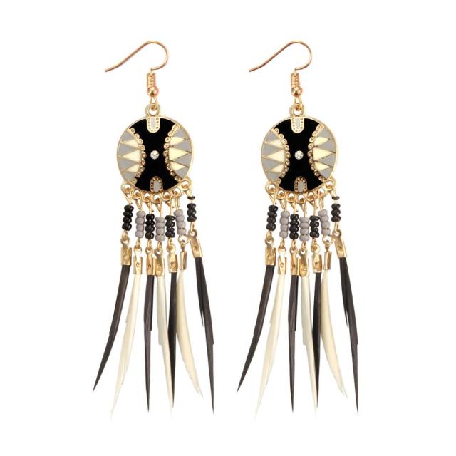 African Ethnic Earring black