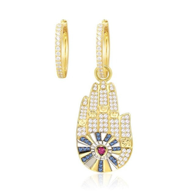Fatma's Hand Earring