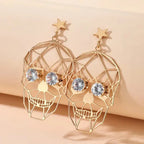 Women's Skull Head Earrings