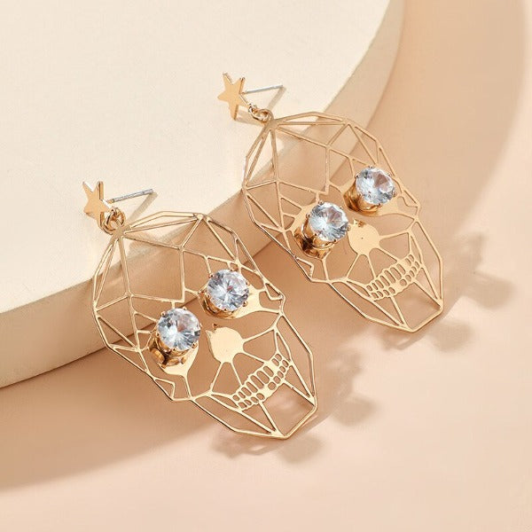 Women's Skull Head Earrings