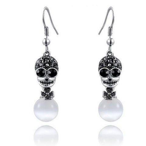 Skull Head Earrings