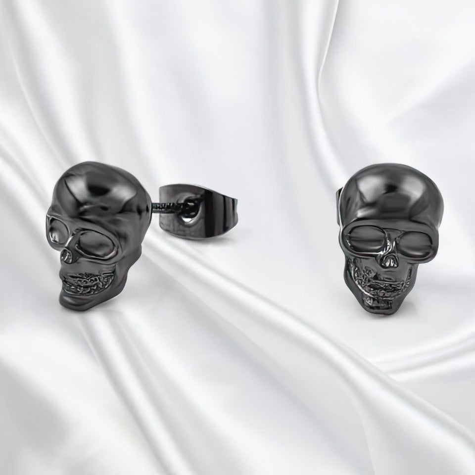 Skull Rhinestone Earrings