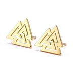 Gold Viking Earrings for Men