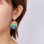 7 Chakras Dangling Earrings for Women