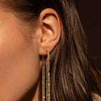 Tassel earrings that beautifully frame the face