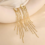 Tassel earrings that beautifully frame the face
