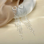 Tassel earrings that beautifully frame the face