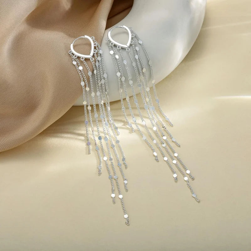 Tassel earrings that beautifully frame the face
