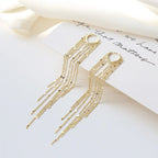 Tassel earrings that beautifully frame the face