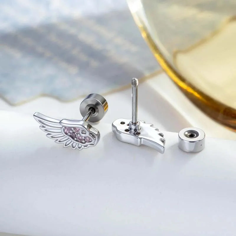 Angel wing earrings