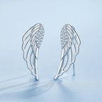 Women's angel wing earrings