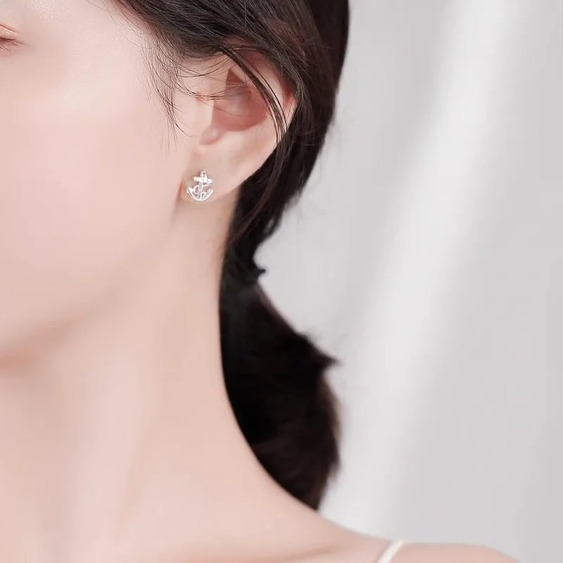 Anchor earrings