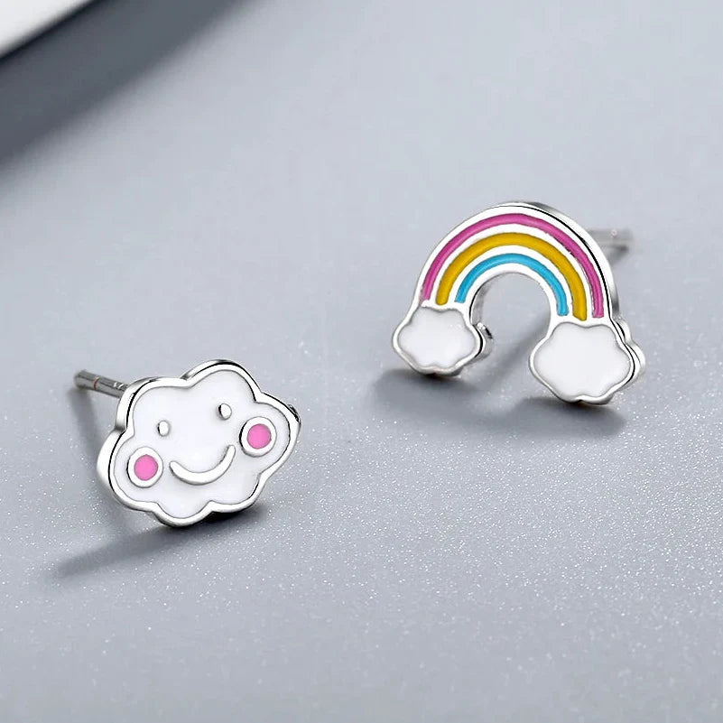 Rainbow earrings