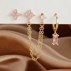 Earrings with Zircon Birthstone