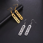 Hieroglyphs Cartridge Earrings Egypt