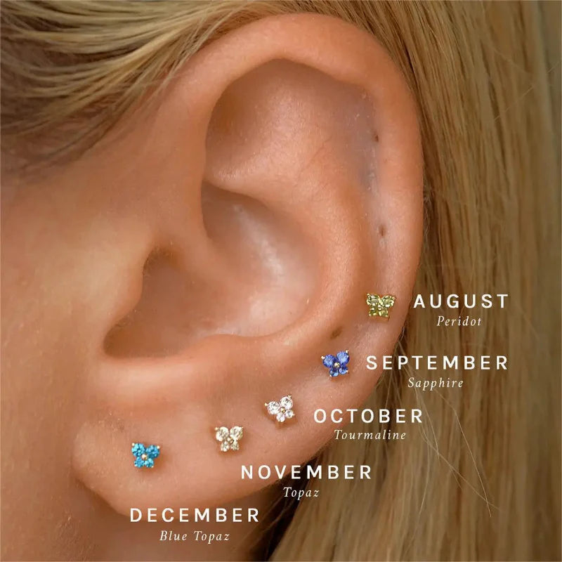 Stud Earrings Birthstone