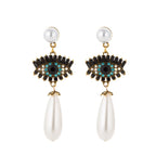 Earrings Against the Evil Eye Blue Greek Turkish Mataki Matiasma style 2