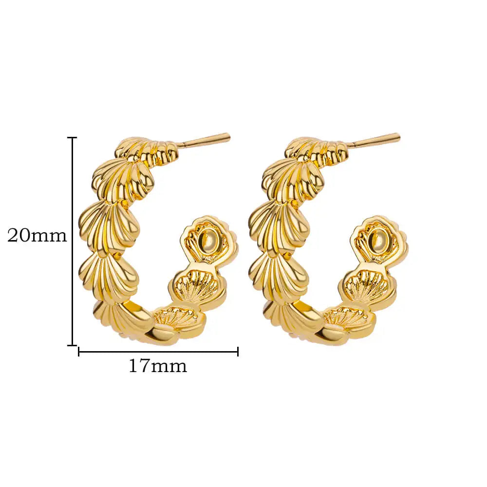 Shell earrings for women