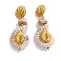 Vintage shell earrings
