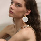 Shell, Mother-of-Pearl, and Starfish Earrings