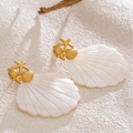 Shell, Mother-of-Pearl, and Starfish Earrings