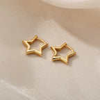 Star Hoop Earrings