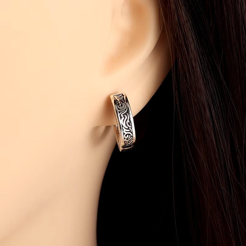 Nordic Viking Creole Earrings