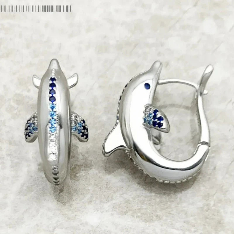 Dolphin Sapphire Earrings - Exception®
