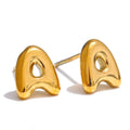 Custom initial earrings a