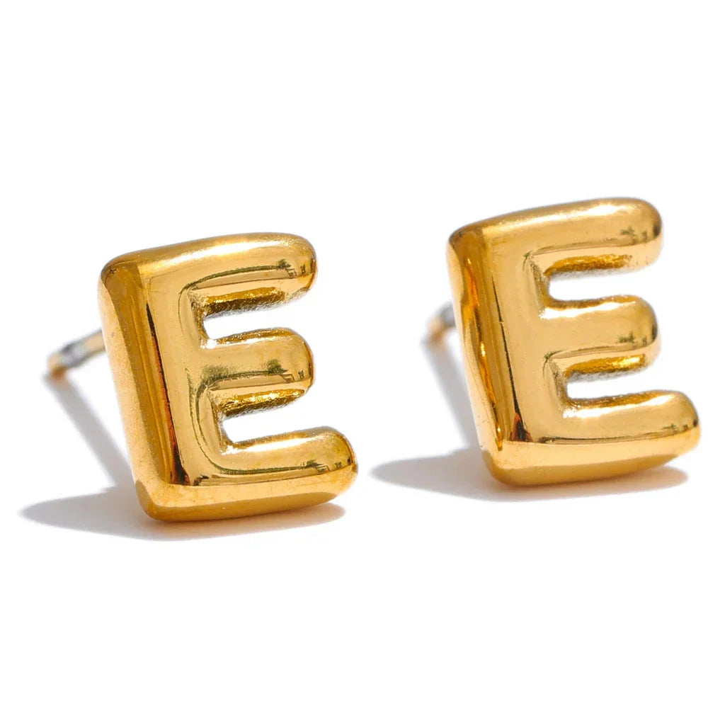 Custom initial earrings e