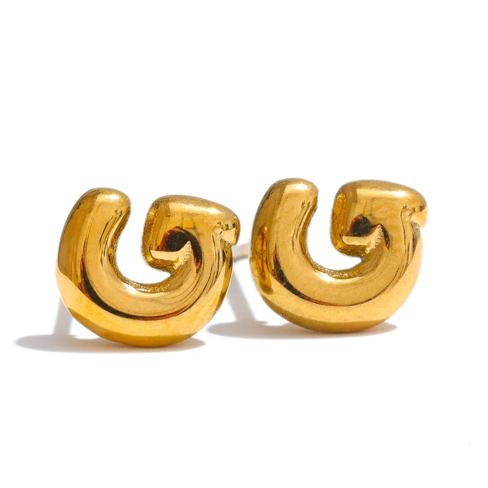 Custom initial earrings g