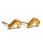 Custom initial earrings j