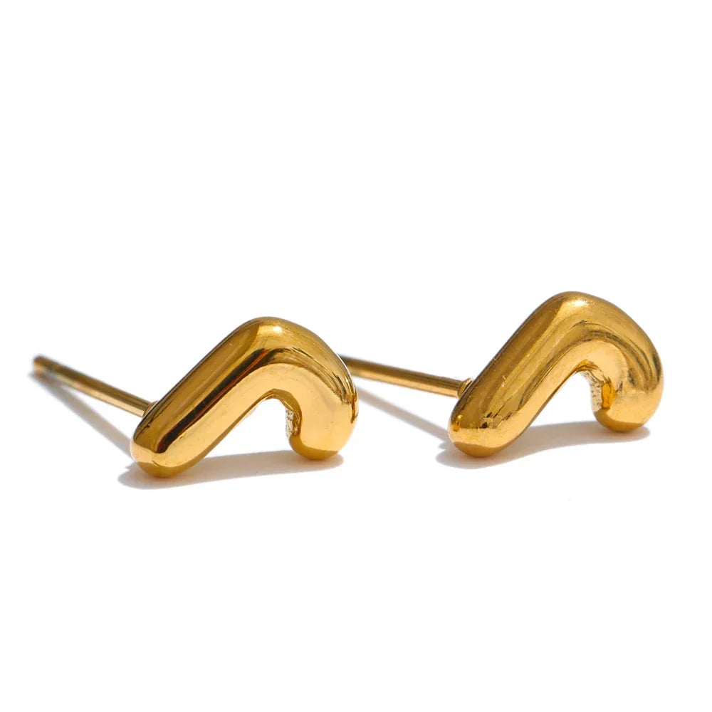 Custom initial earrings j