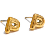 Custom initial earrings p