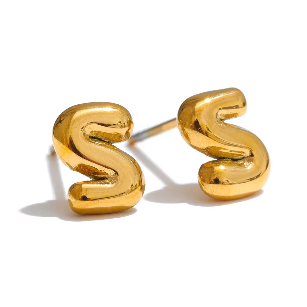 Custom initial earrings s