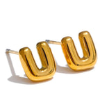 Custom initial earrings u